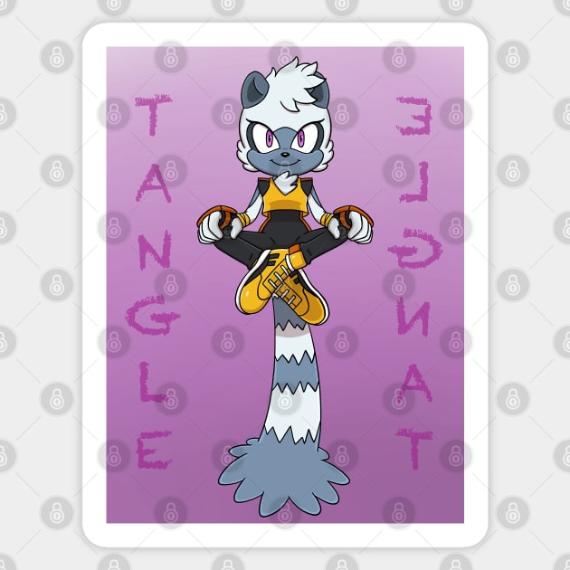 Tangle BG Sticker by Firestorm Fox